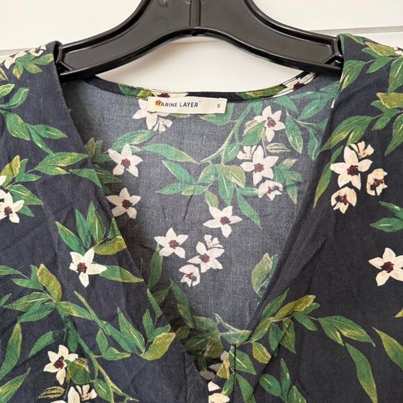 Marine Layer Womens Scrunched Top - Picture 2 of 3